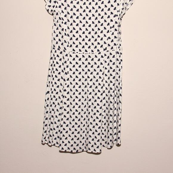 Boden Victoria A-Line Dress Bird/Floral Print Size 6L (Long) - Picture 7 of 10